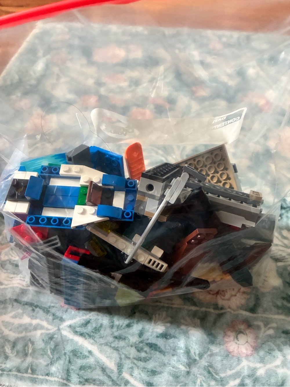 Blue Multi-Color Building Block Lego set - Picture 2 of 2